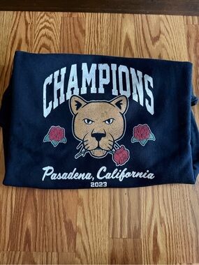 Bar Stool PSU Champions Pasadena, California 2023 Graphic crewneck - navy